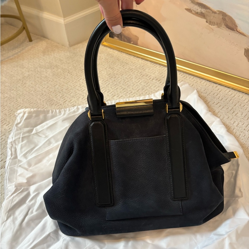 Michael Kors Navy and Gold Satchel - Picture 4 of 6